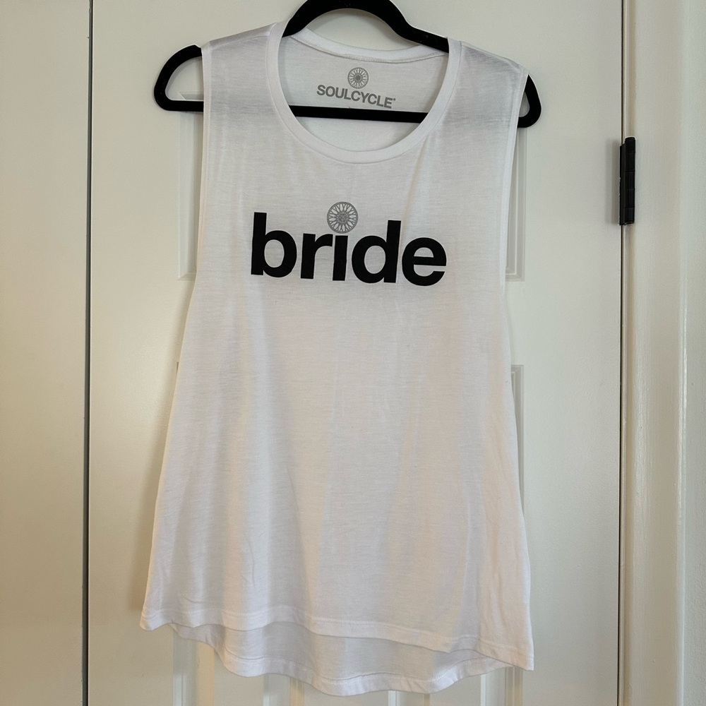 SoulCycle Women's White Bride Tank Top